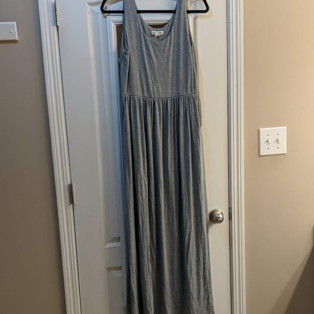 Gray Maxi dress
